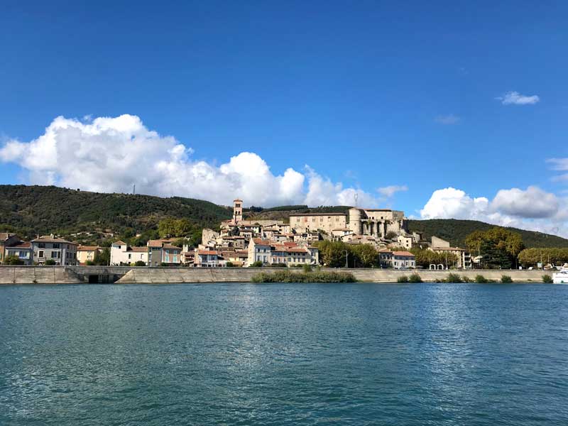 La Voulte am Ufer der Rhône