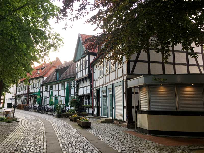 Bad Essen - historisches Zentrum mit Fachwerkhäusern